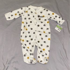 3 months footies pajama outfit
